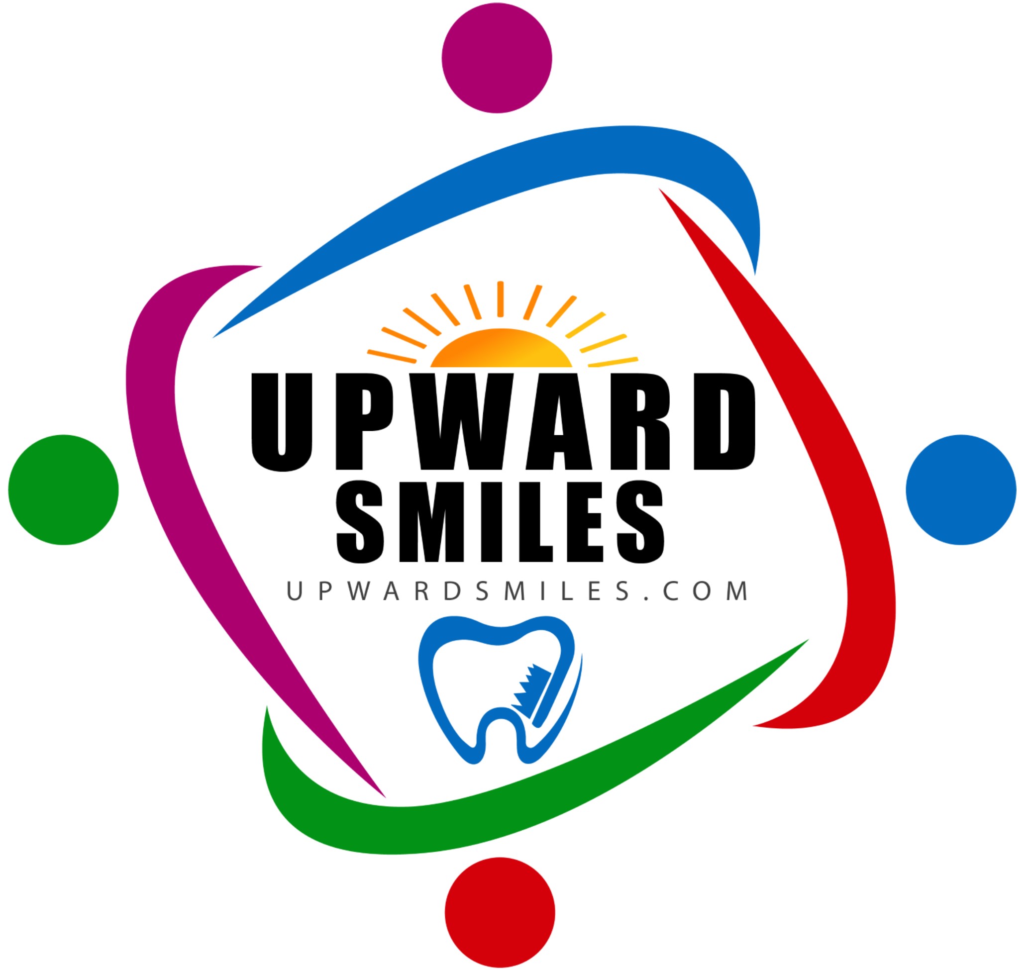 Logo for "UPWARD SMILES INC"