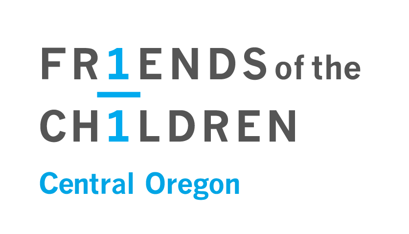 Logo for "FRIENDS OF THE CHILDREN- CENTRAL OREGON"