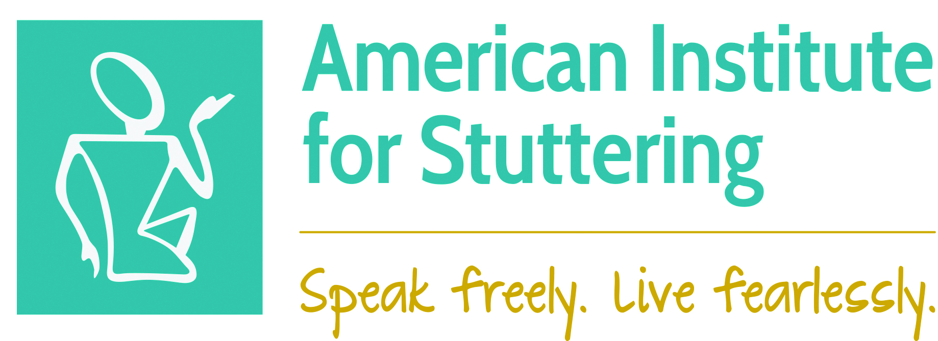 Logo for "THE AMERICAN INSTITUTE FOR STUTTERING TREATMENT AND PROFESSIONAL TRAINING"