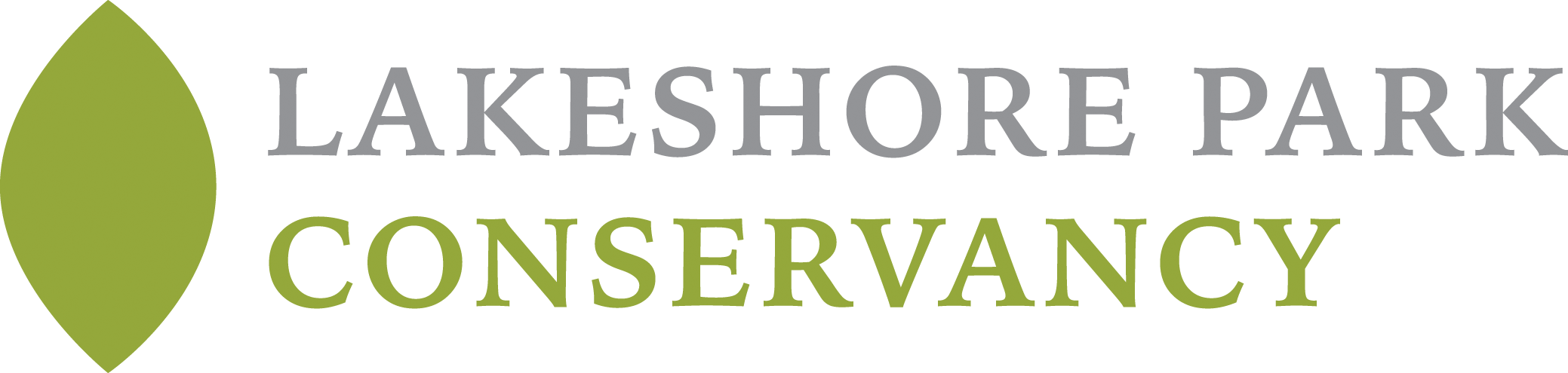 Logo for "LAKESHORE PARK CONSERVANCY"