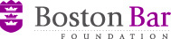 Logo for "BOSTON BAR FOUNDATION"