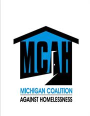 Logo for "MICHIGAN COALITION AGAINST HOMELESSNESS"