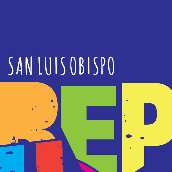 Logo for "SAN LUIS OBISPO REPERTORY THEATRE"