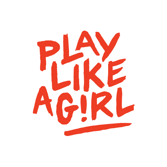 Logo for "Play Like a Girl"