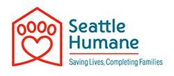 Logo for "THE HUMANE SOCIETY FOR SEATTLEKING COUNTY"
