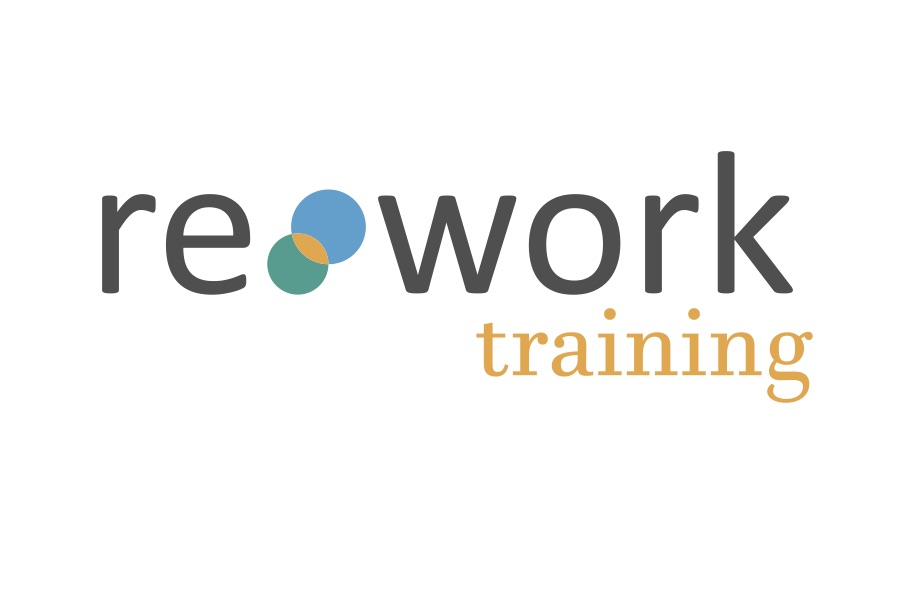 Logo for "REWORK TRAINING"