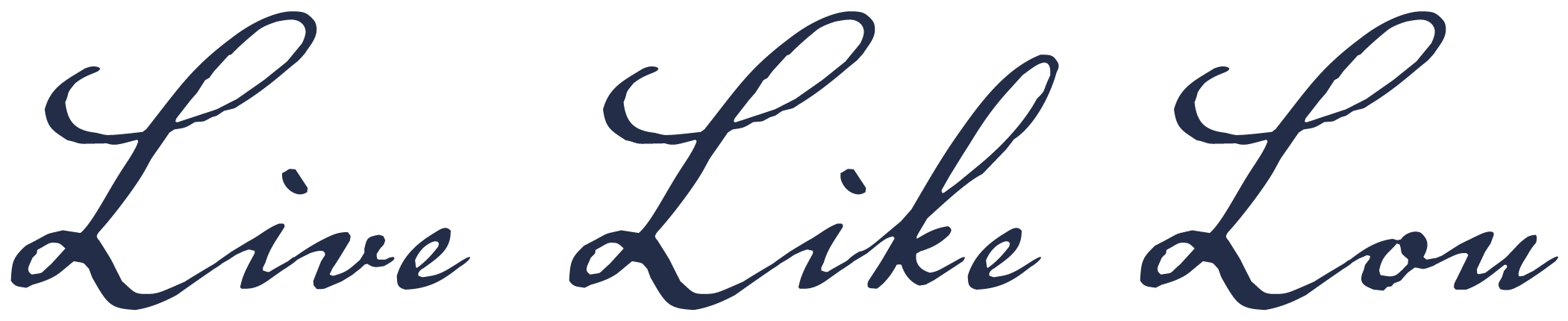 Logo for "LiveLikeLou Foundation"