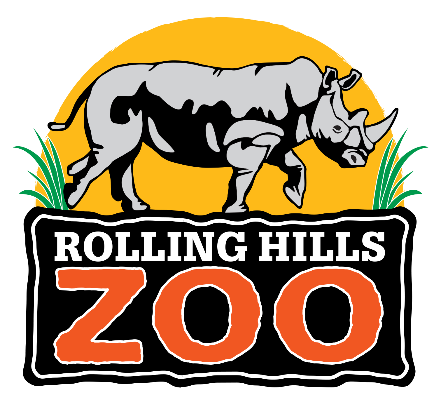 Logo for "ROLLING HILLS ZOO FOUNDATION"