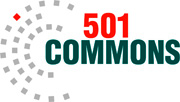 Logo for "501 Commons"