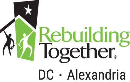 Logo for "Rebuilding Together DC Alexandria"