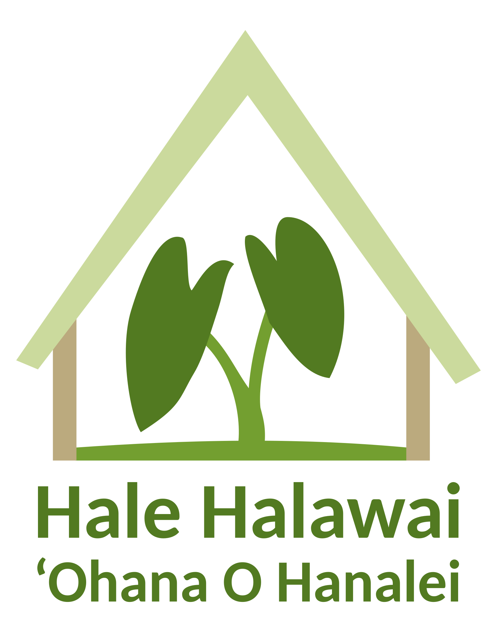 Logo for "Hale Halawai Ohana O Hanalei"