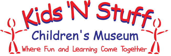 Logo for "KIDS 'N' STUFF AN INTERACTIVE EXPERIENCE FOR KIDS"