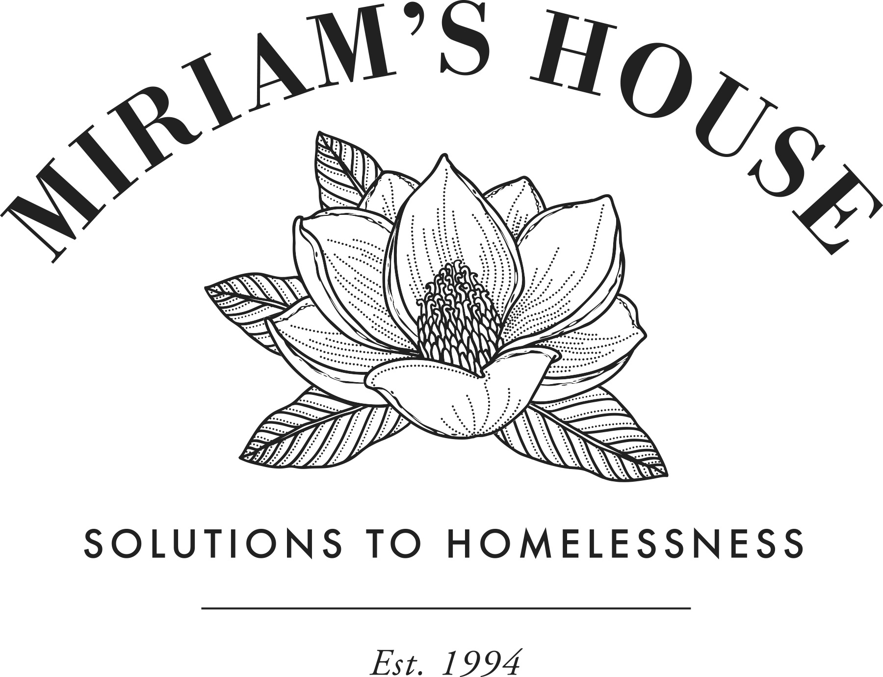 Logo for "MIRIAM'S HOUSE INC"