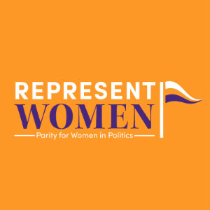 Logo for "REPRESENTWOMEN INC"