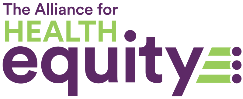 Logo for "THE ALLIANCE FOR HEALTH EQUITY"