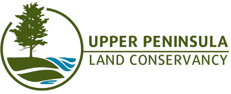 Logo for "UPPER PENINSULA LAND CONSERVANCY"