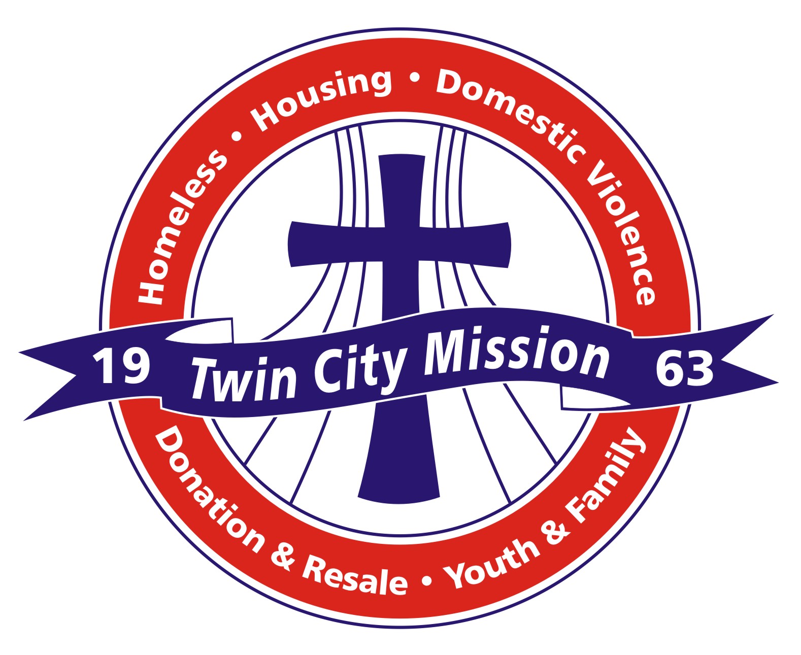Logo for "Twin City Mission"
