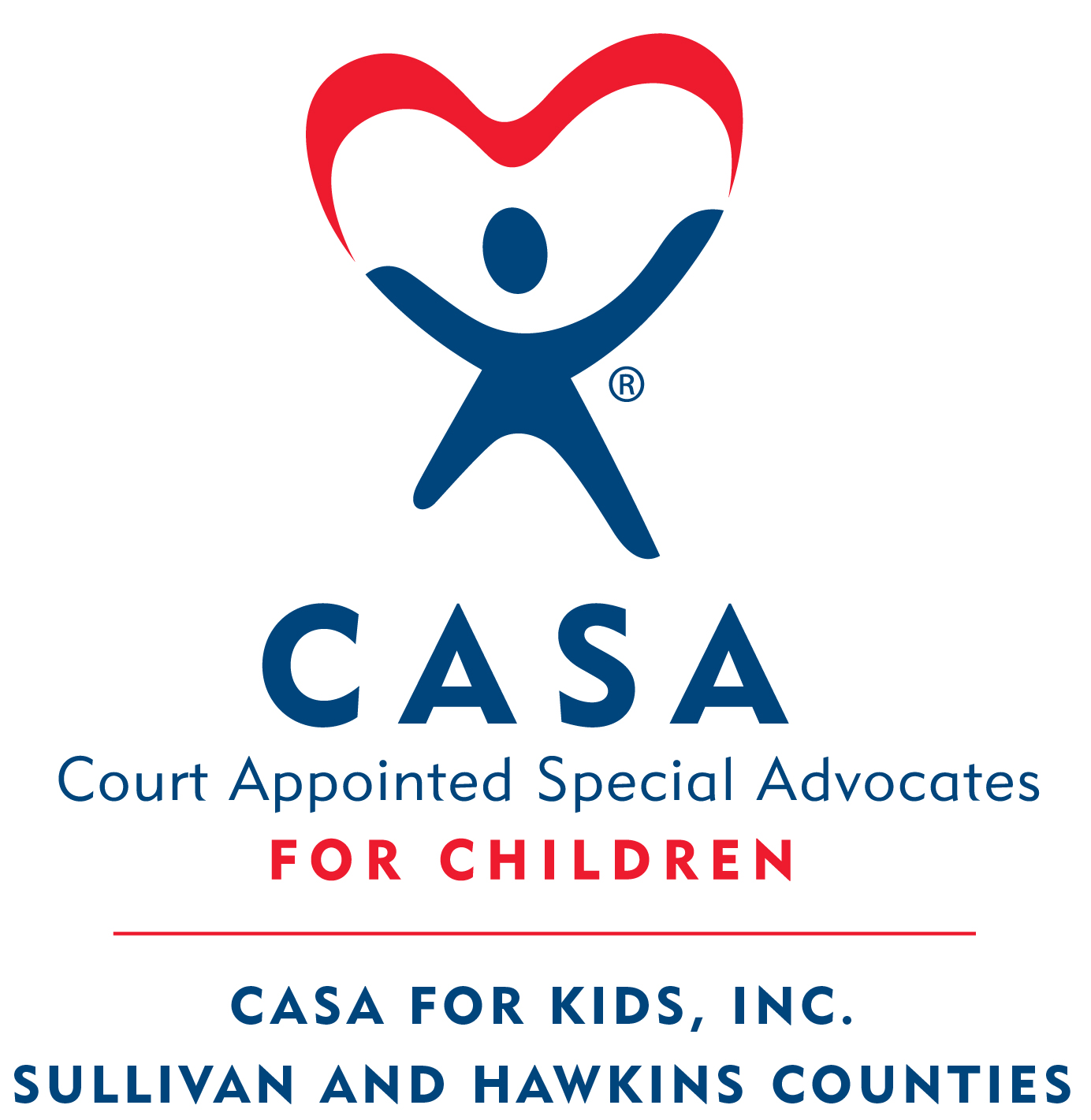 Logo for "CASA for Kids Inc"