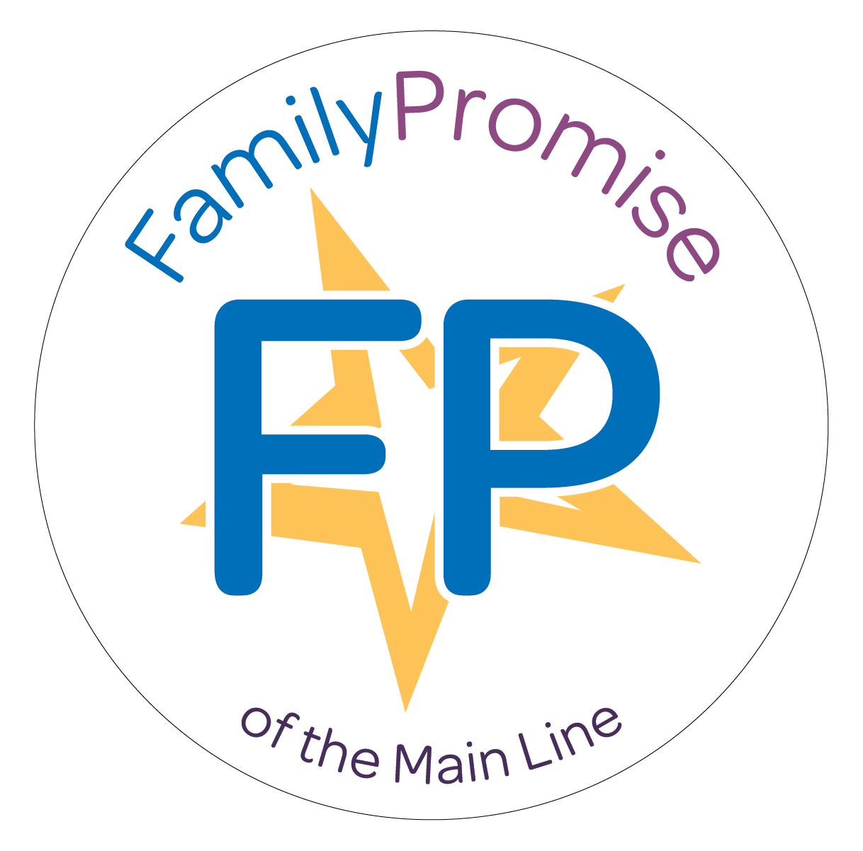 Logo for "FAMILY PROMISE OF THE MAIN LINE"