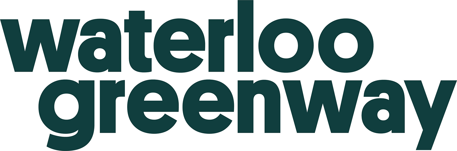 Logo for "WATERLOO GREENWAY CONSERVANCY"