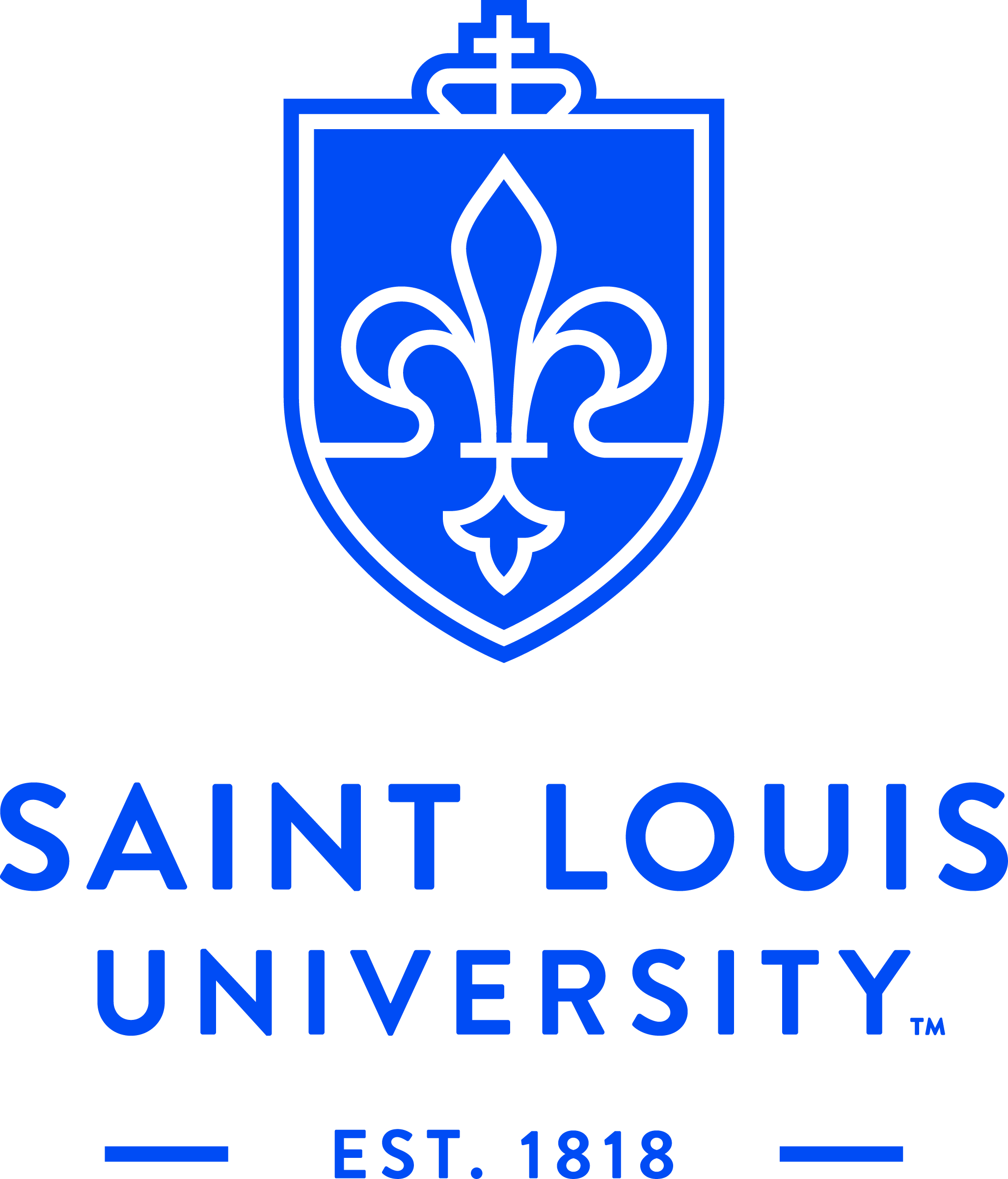 Logo for "ST LOUIS UNIVERSITY"