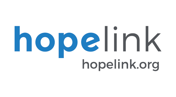 Logo for "HOPELINK"