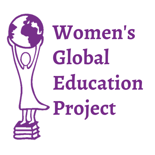 Logo for "WOMENS GLOBAL EDUCATION PROJECT"
