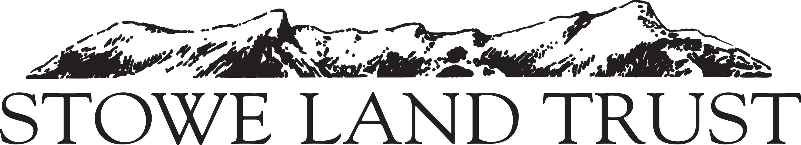 Logo for "STOWE LAND TRUST"