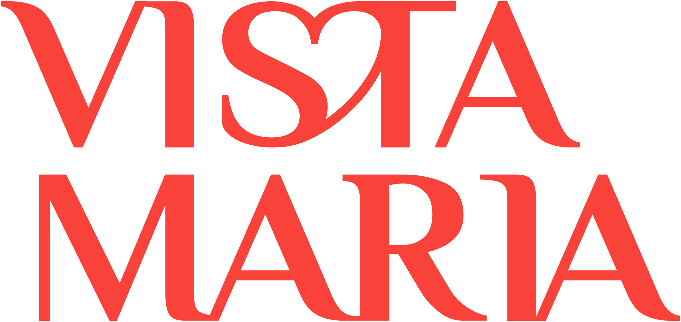 Logo for "VISTA MARIA"