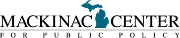 Logo for "MACKINAC CENTER"