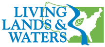 Logo for "LIVING LANDS & WATERS"