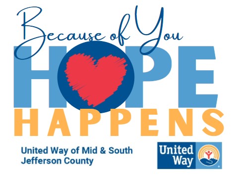 Logo for "United Way of Mid & South Jefferson Co"