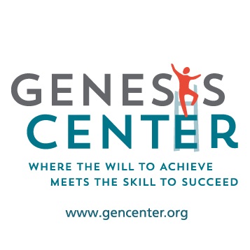 Logo for "THE GENESIS CENTER"
