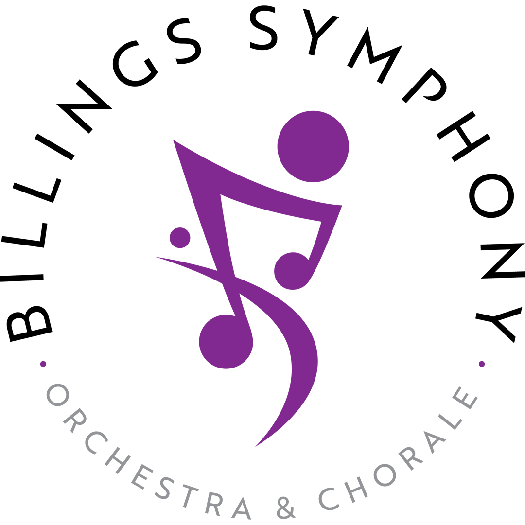 Logo for "BILLINGS SYMPHONY SOCIETY"
