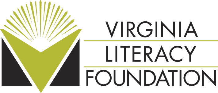 Logo for "VIRGINIA LITERACY FOUNDATION"