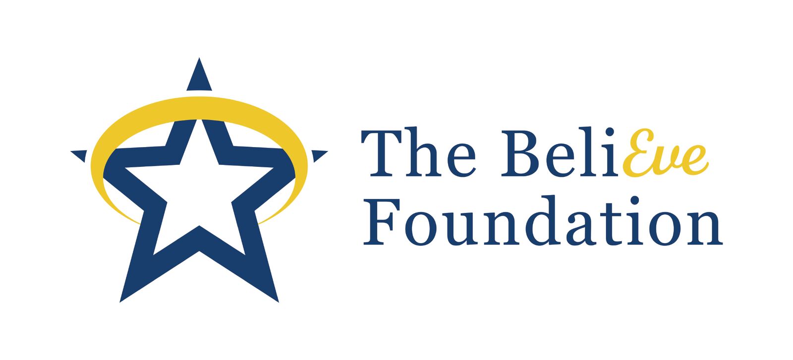 Logo for "BELIEVE FOUNDATION"