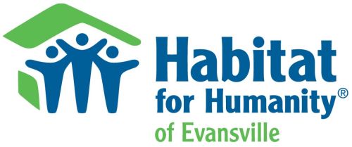 Logo for "HABITAT FOR HUMANITY OF EVANSVILLE"