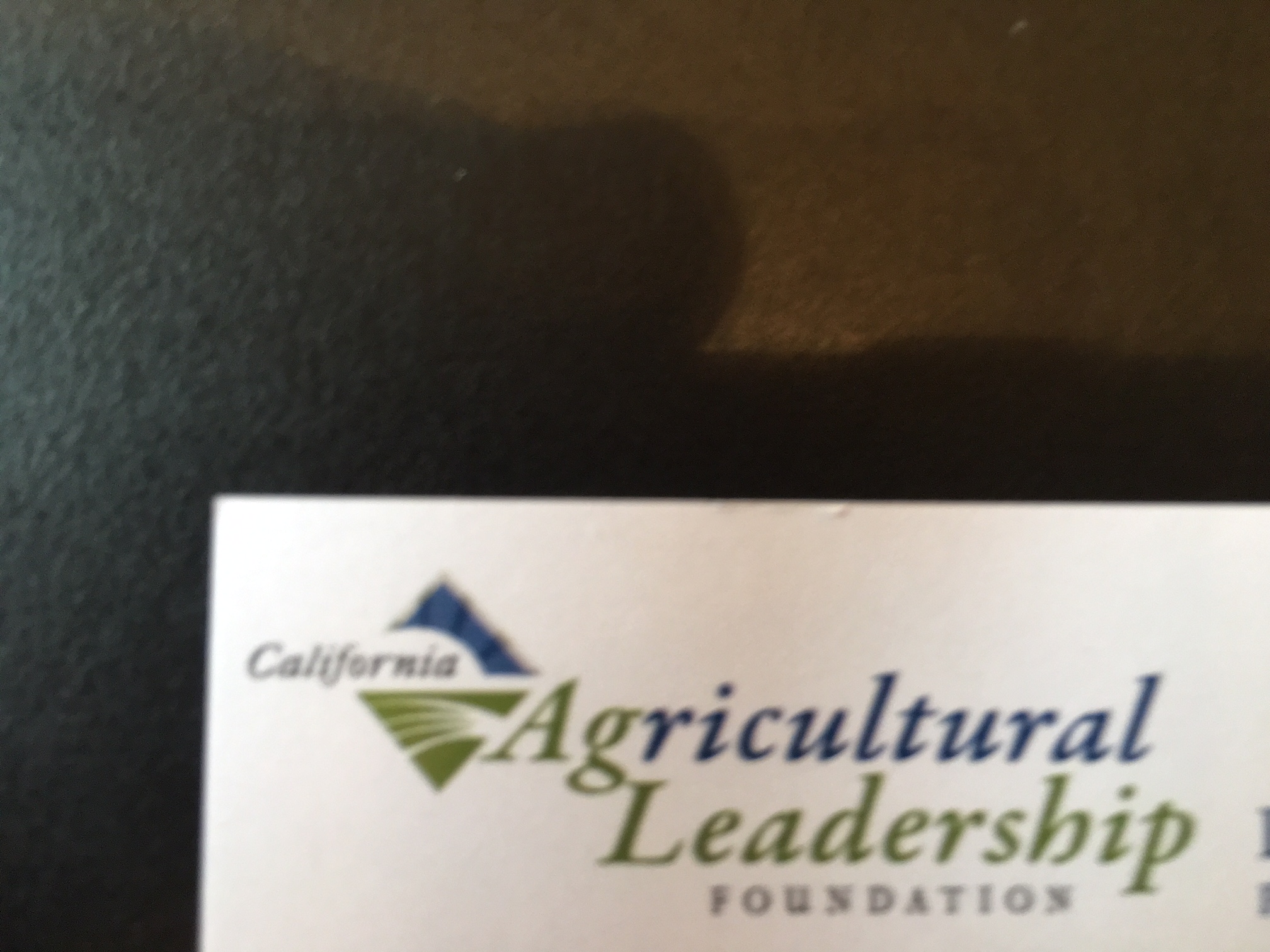 Logo for "CALIFORNIA AGRICULTURAL LEADERSHIP FOUND"