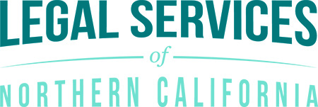Logo for "LEGAL SERVICES OF NORTHERN CALIFORNIA"
