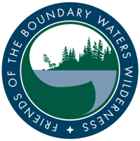 Logo for "FRIENDS OF THE BOUNDARY WATERS WILDERNESS"