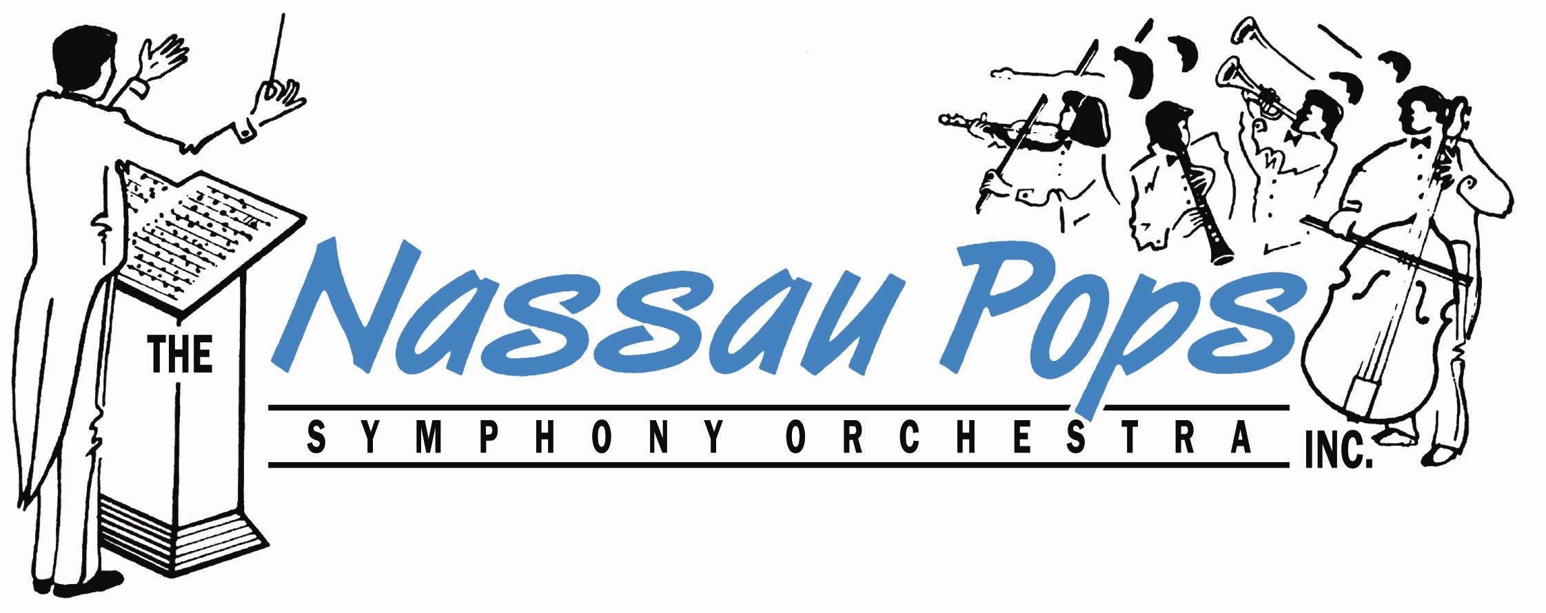Logo for "NASSAU POPS SYMPHONY ORCHESTRA"