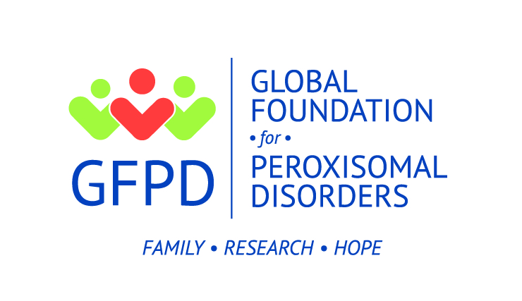 Logo for "GLOBAL FOUNDATION FOR PEROXISOMAL DISORDERS"
