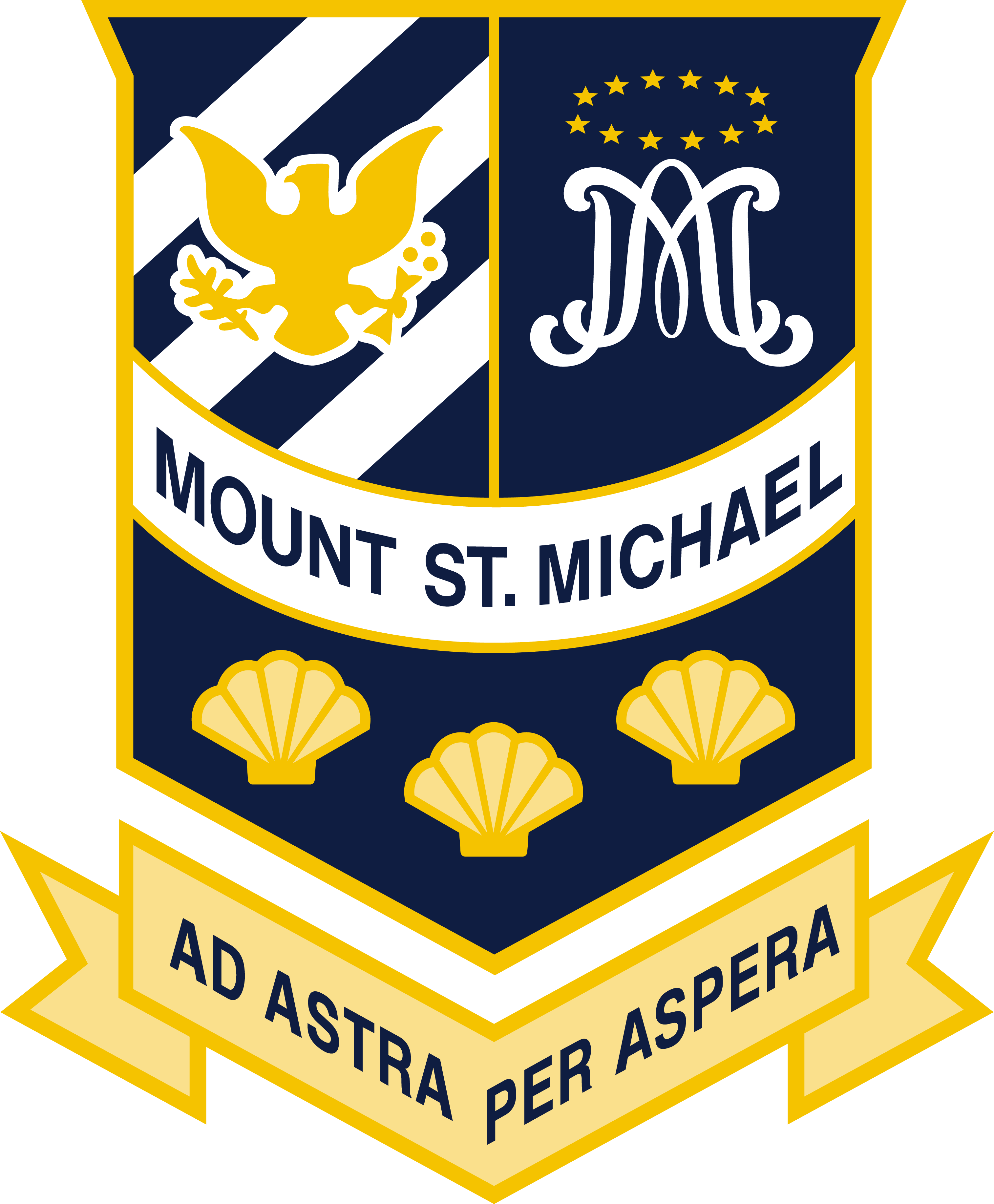 Logo for "MOUNT ST MICHAEL ACADEMY"