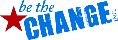 Logo for "BE THE CHANGE INC"