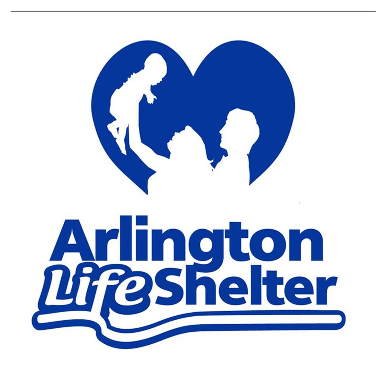Logo for "ARLINGTON LIFE SHELTER"