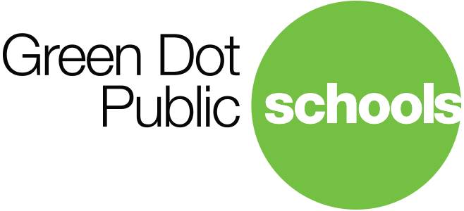 Logo for "Green Dot Public Schools California"