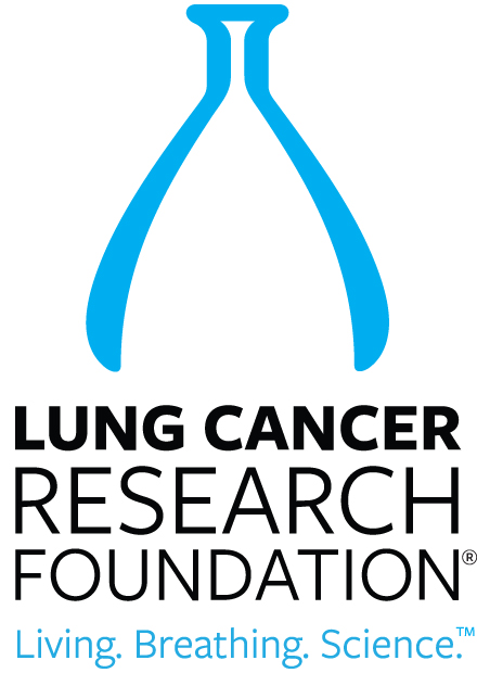 Logo for "LUNG CANCER RESEARCH FOUNDATION"