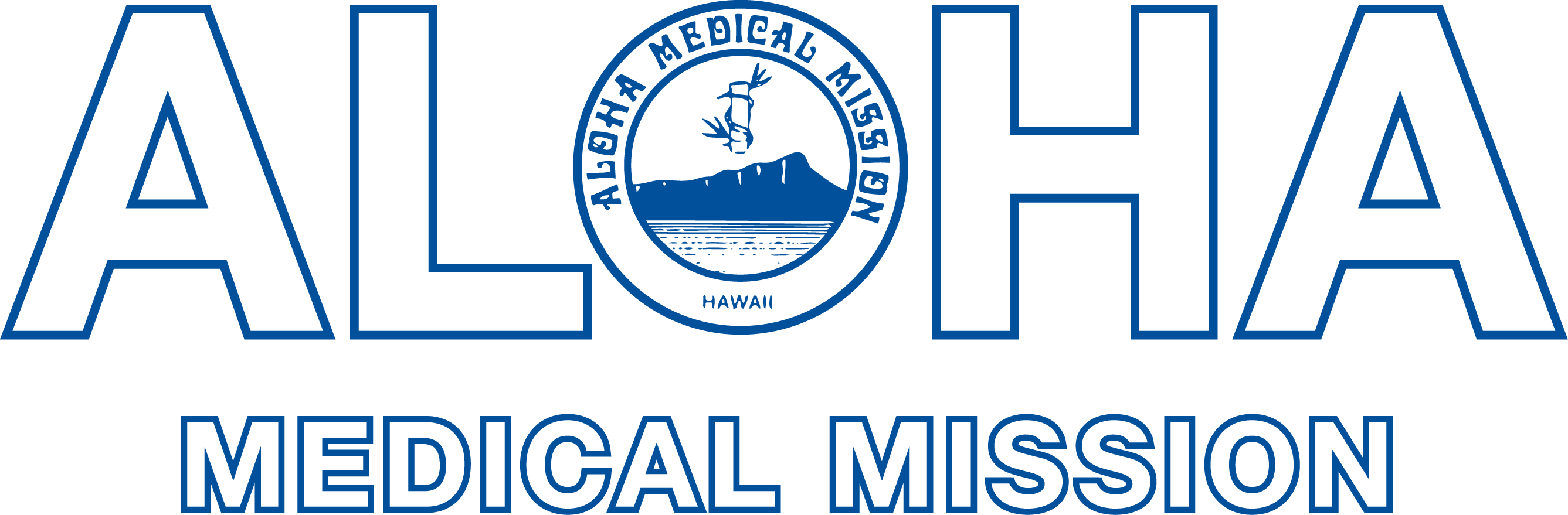 Logo for "ALOHA MEDICAL MISSION"