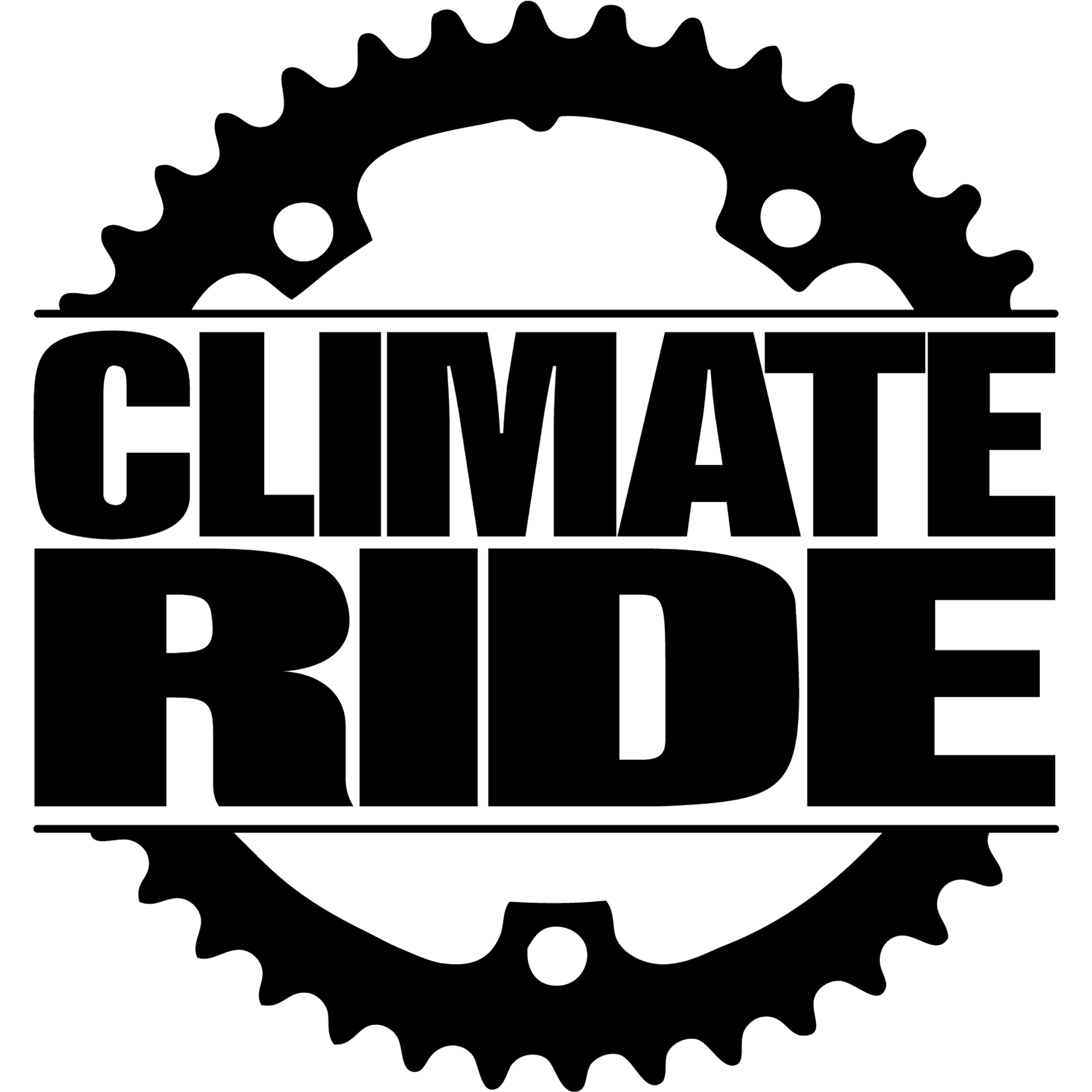 Logo for "CLIMATE RIDE INC"