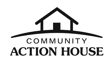 Logo for "COMMUNITY ACTION HOUSE"
